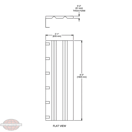Gared Sports Wrap-Around Basketball Post Pad PPWR - JoySportStore