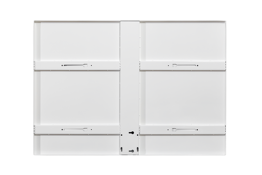 Gared 42” x 60” Wind Resistant Unmarked Steel Basketball Backboard 1260PS Gared