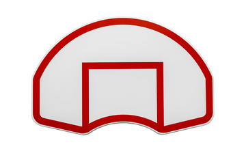 Gared Durable Basketball Backboard with Red Border