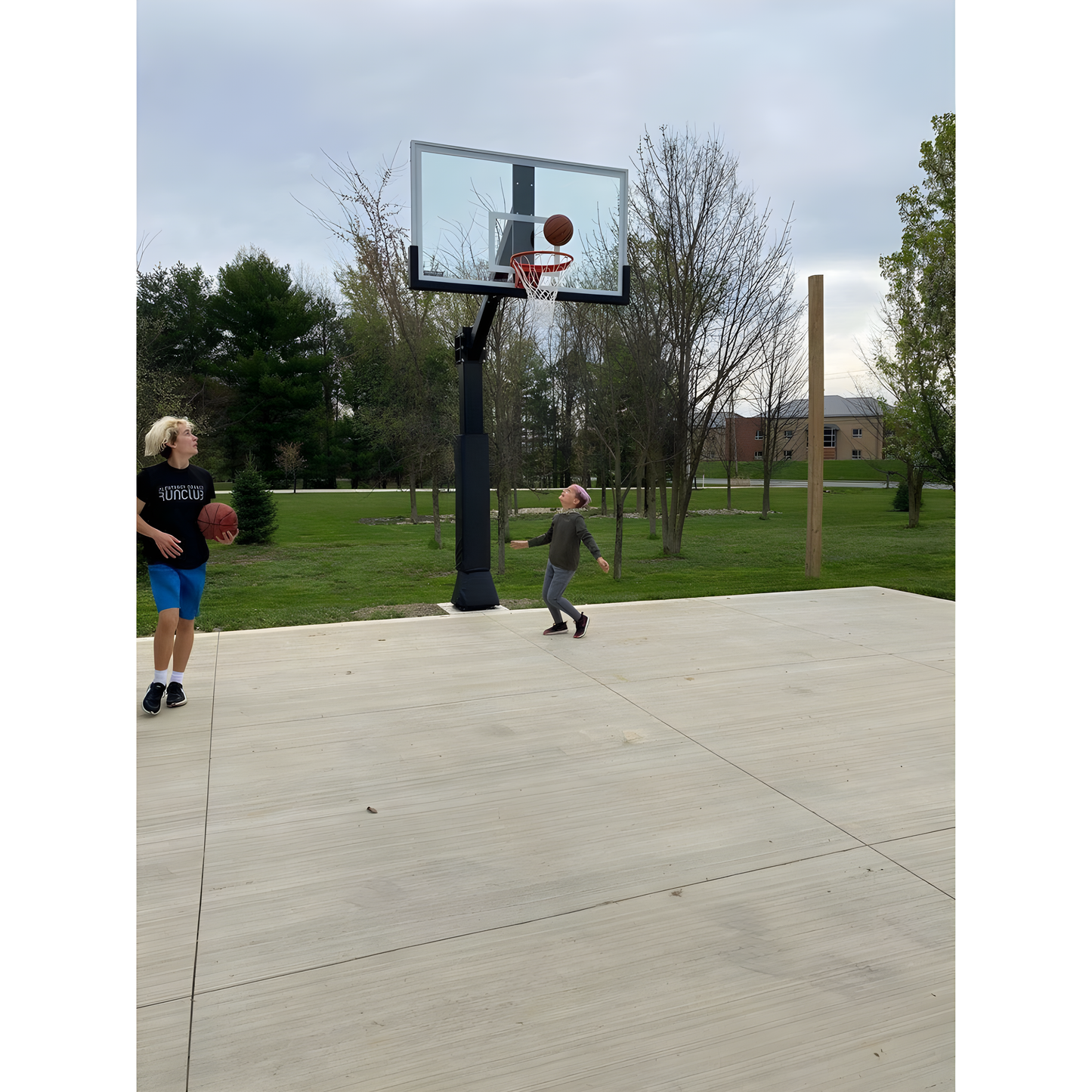 Ironclad Highlight Hoops 42"x72" Fixed Height In-Ground Basketball Hoop