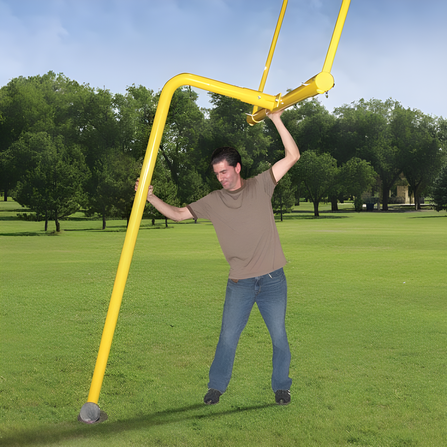 First Team Gridiron Football Backyard Field Goalposts – Durable & Easy Setup
