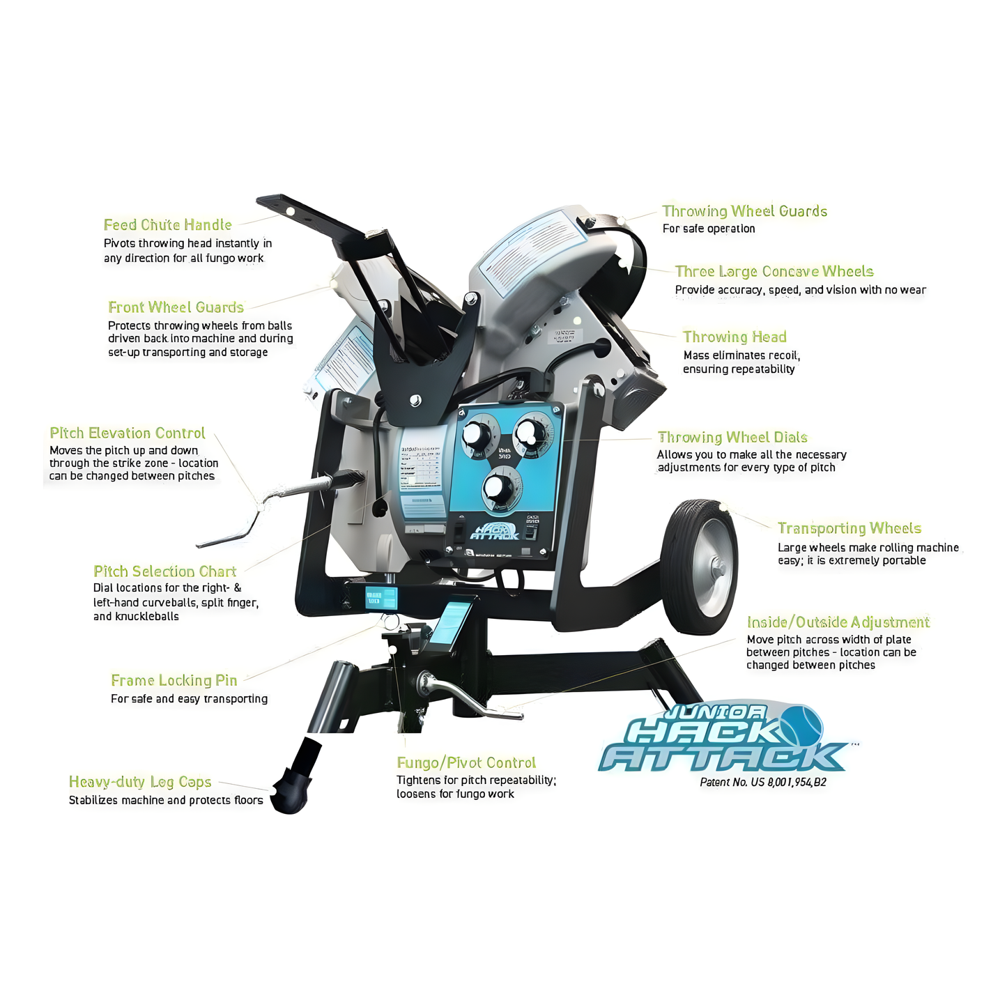 Sports Attack Junior Hack Attack Softball Pitching Machine