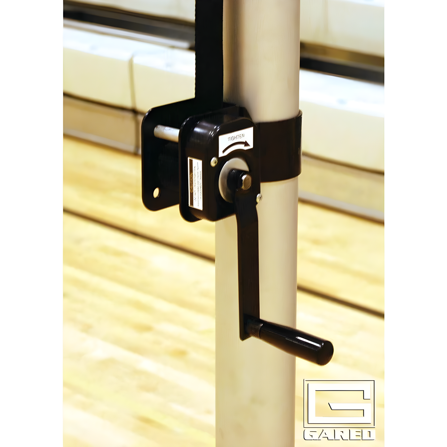 Gared Rallyline Scholastic 3-1/2" OD Telescopic Volleyball Hoop System