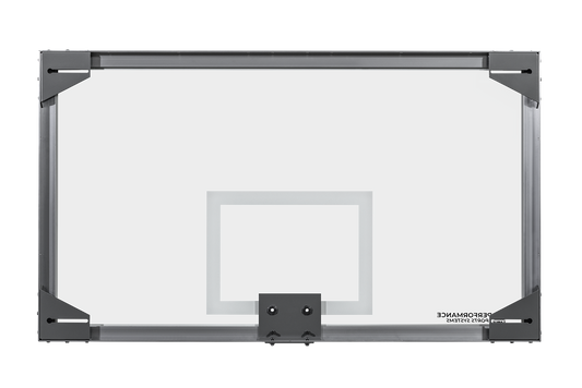 Gared 42” x 72” Regulation Competition Basketball Glass Backboard Gared