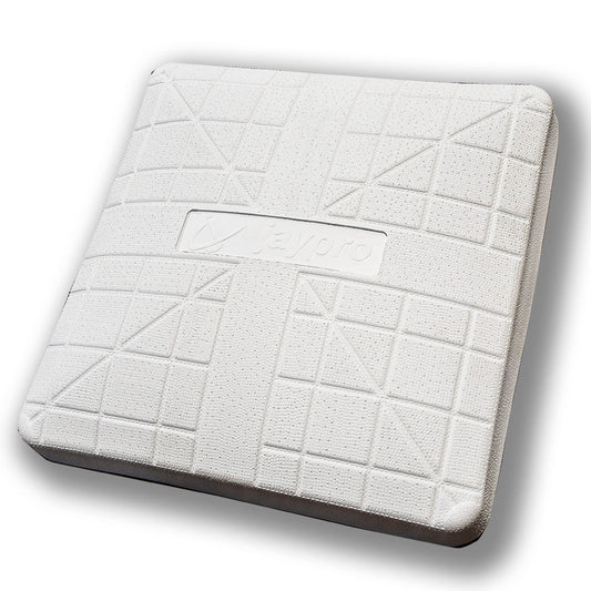 Jaypro Baseball Base Set - Pro-Style Hollywood (18 in.L x 18 in.W x 3 in.H) (Set of 3) (White) Jaypro