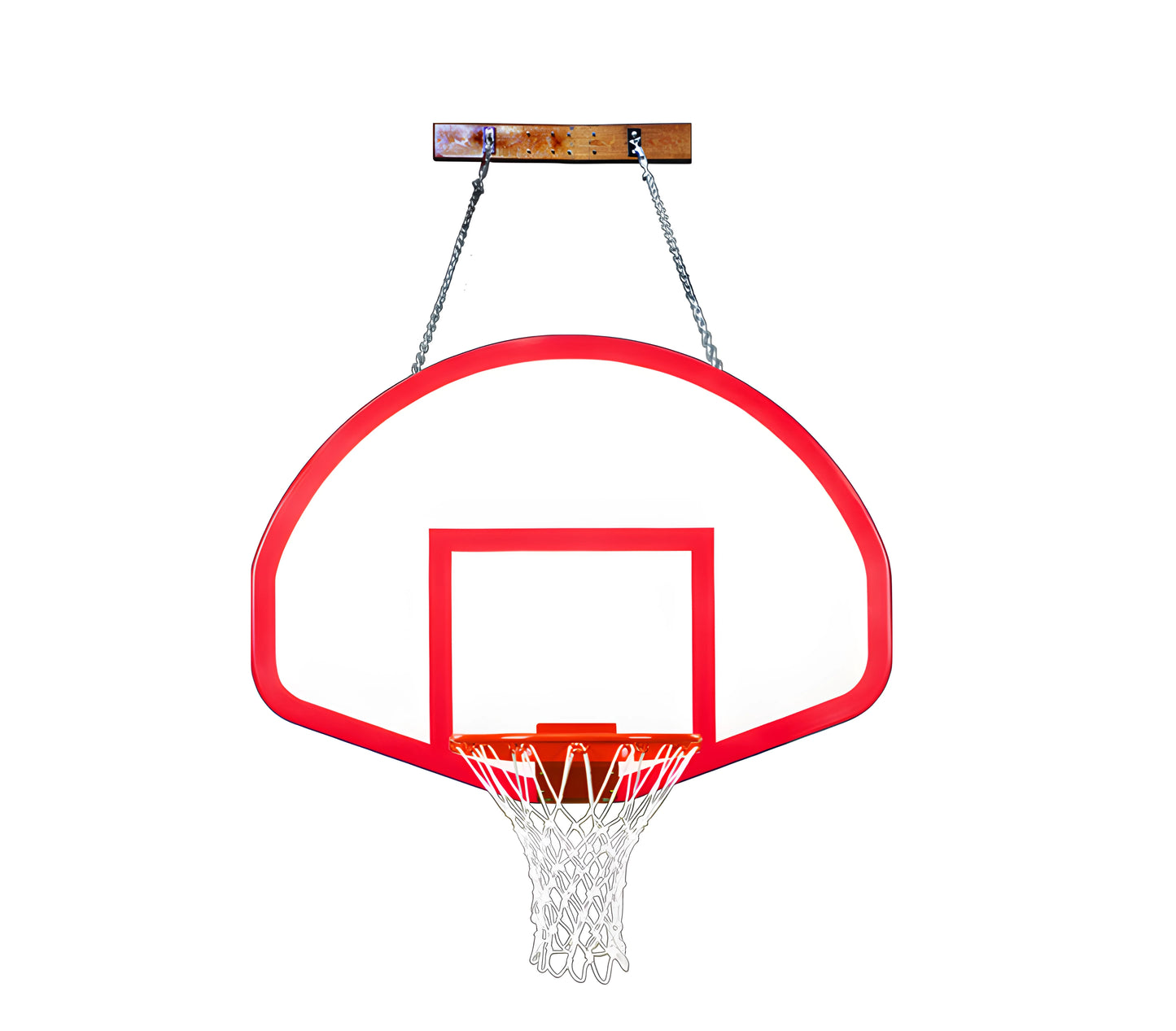 First Team FoldaMount82 Rebound Wall Mounted Basketball Hoops- 39"x54" Fiberglass