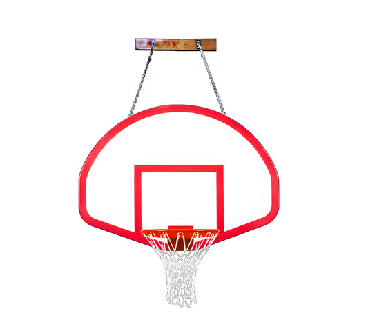 First Team FoldaMount82 Rebound Wall Mounted Basketball Hoops- 39"x54" Fiberglass