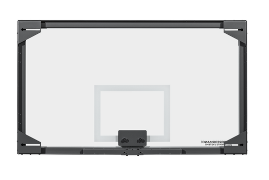 Gared 42” x 72” Glass Basketball Backboard w/ Perimeter LED Light System LXP4200LED Gared