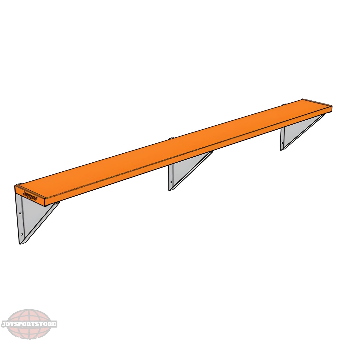 Jaypro Sports Outdoor Player Benches - Wall-Mounted - Powder Coated (PBW-75PC) - JoySportStore