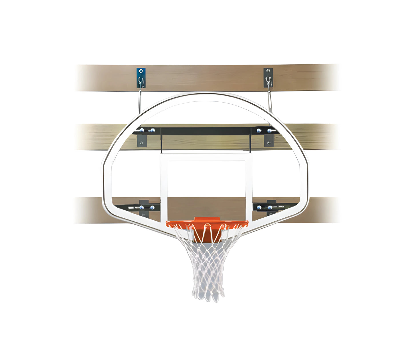 FIRST TEAM SUPERMOUNT01 ADVANTAGE WALL MOUNTED BASKETBALL Hoop-39"X54" TEMPERED GLASS - JoySportStore