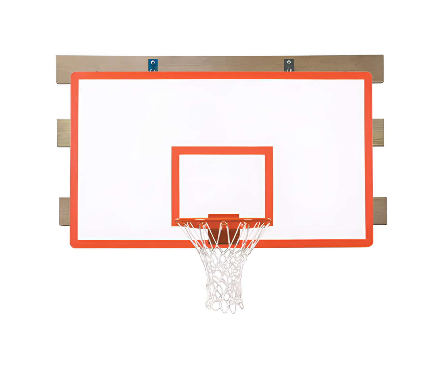 FIRST TEAM SUPERMOUNT01 PERFORMANCE WALL MOUNTED BASKETBALL HOOPS- 42"X72" FIBERGLASS