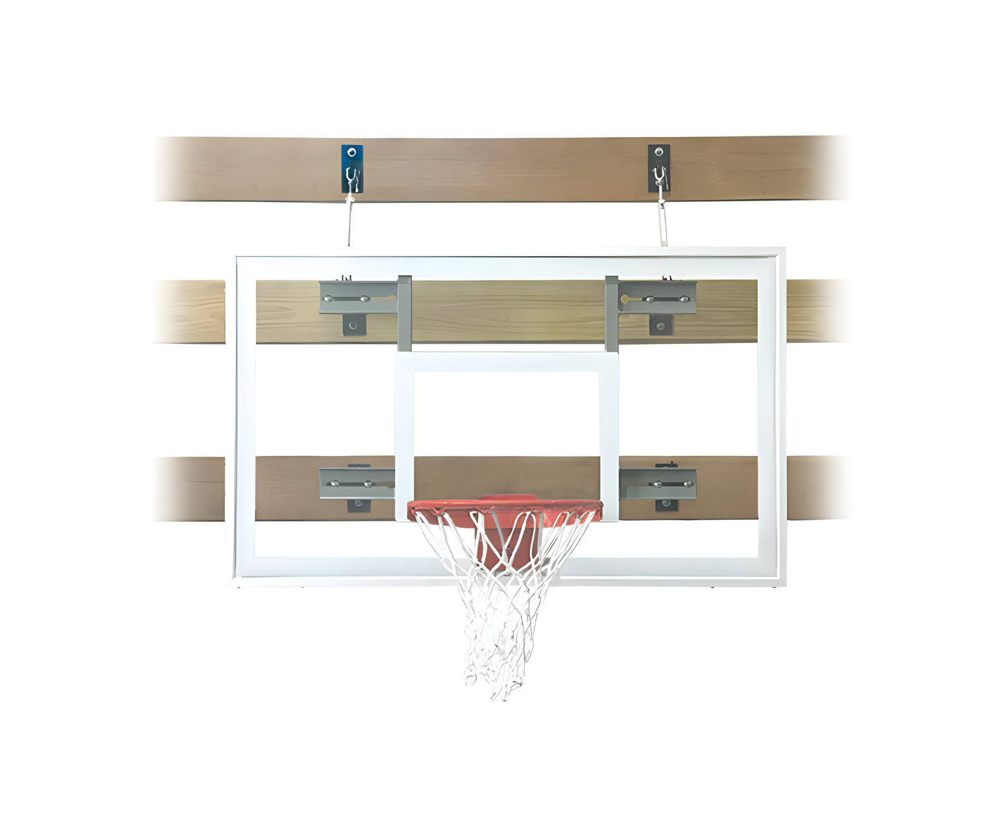 FIRST TEAM SUPERMOUNT01 PRO WALL MOUNTED BASKETBALL HOOPS- 36"X60" ACRYLIC