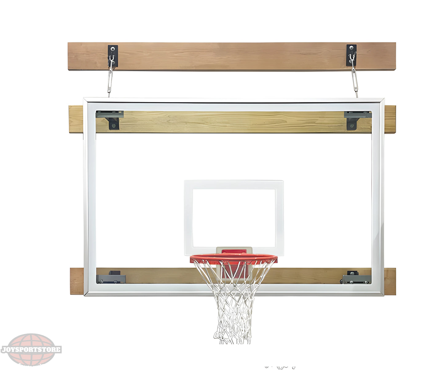 FIRST TEAM SUPERMOUNT01 TRADITION WALL MOUNTED BASKETBALL Hoops- 48"X72" TEMPERED GLASS - JoySportStore