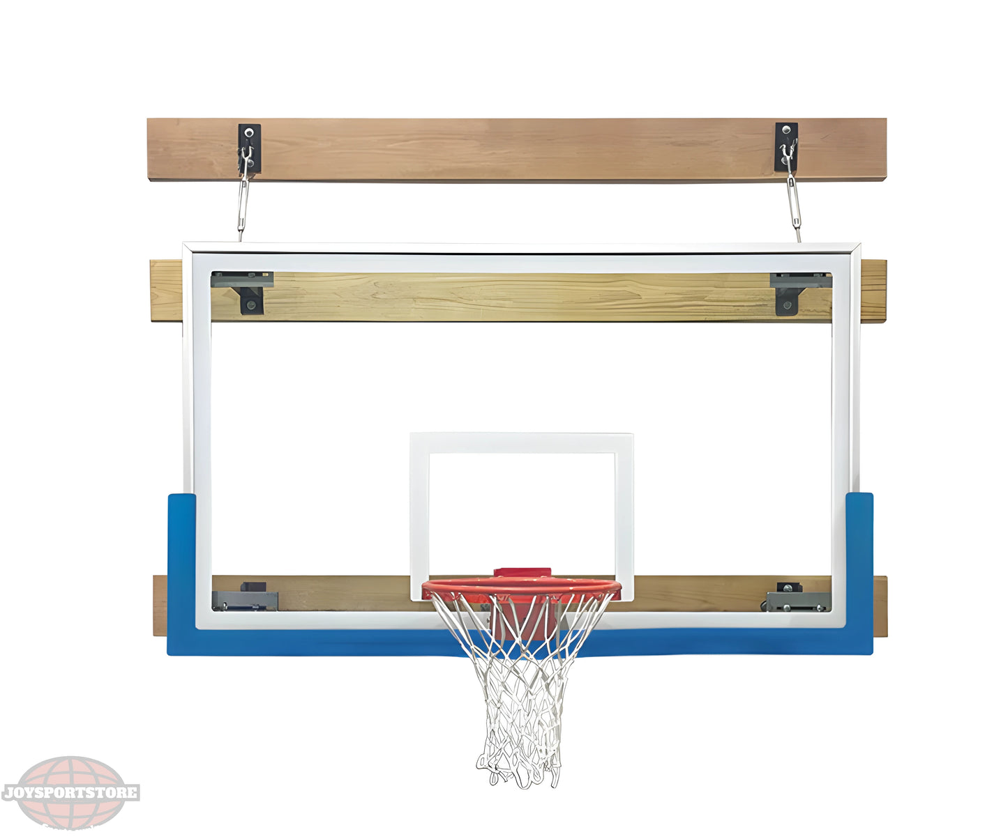 FIRST TEAM SUPERMOUNT01 TRIUMPH WALL MOUNTED BASKETBALL Hoop - 42"X72" TEMPERED GLASS - JoySportStore