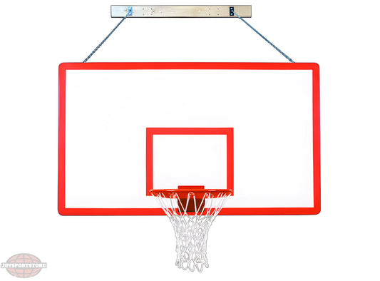First Team SuperMount82 Performance Wall Mounted Basketball Hoops- 42"x72" Fiberglass