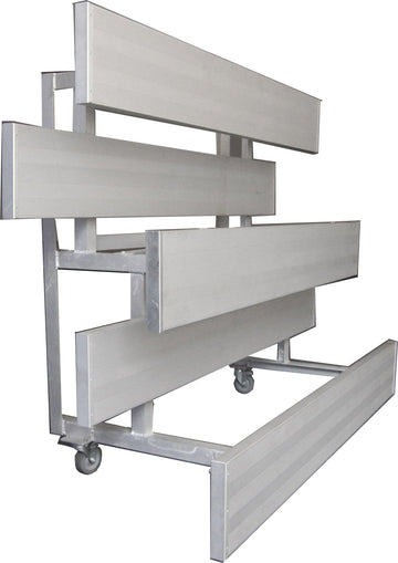 Gared Spectator Tip n’ Roll 15′ Bleacher, 2 Row