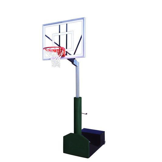 First Team Rampage Turbo Portable Basketball Hoop |36"X54" |Tempered Glass - JoySportStore