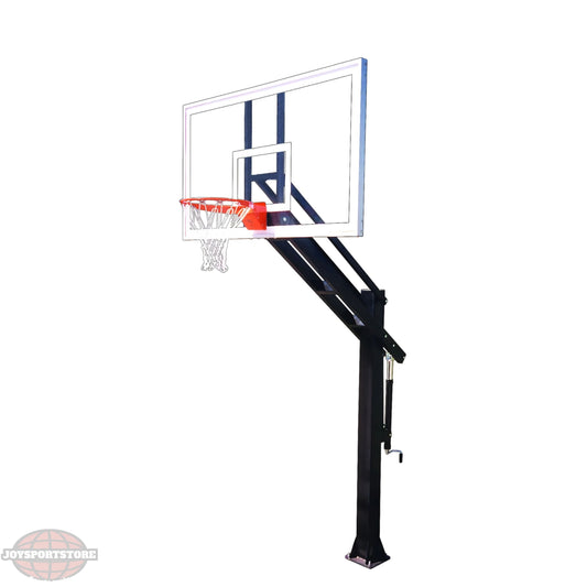 First Team Titan Arena In Ground Basketball Hoop - 42"x72" Tempered Glass - JoySportStore