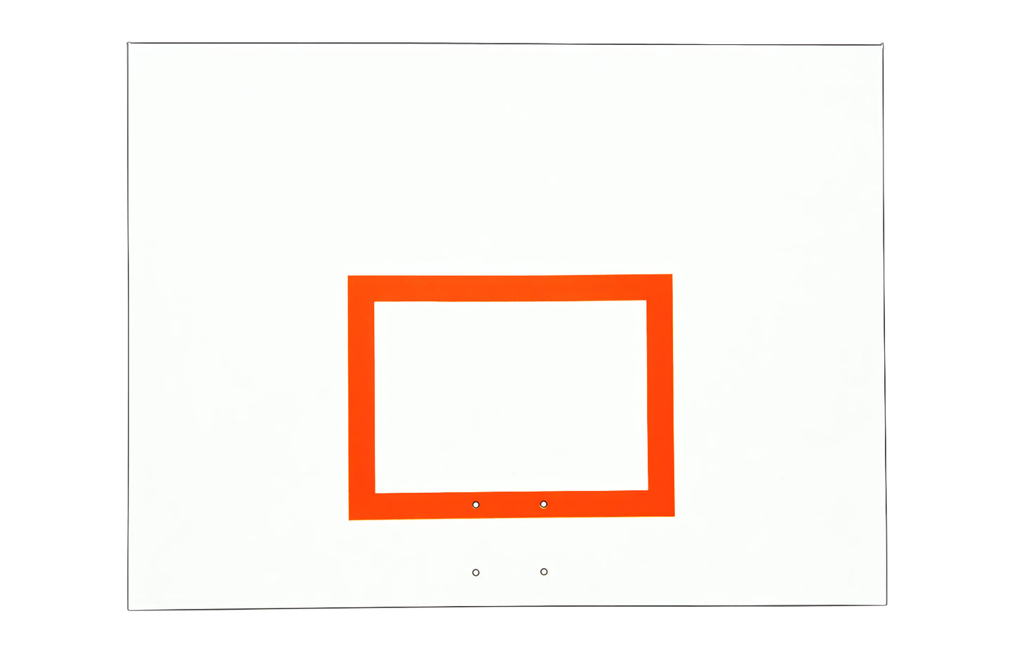 FIRST TEAM basketball backboard with orange square marking for durable outdoor basketball hoop