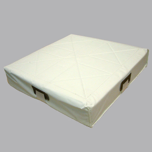 Jaypro Baseball Base Set - Economy Base (15 in.L x 15 in.W x 3 in.H) (Set of 3) (White) Jaypro