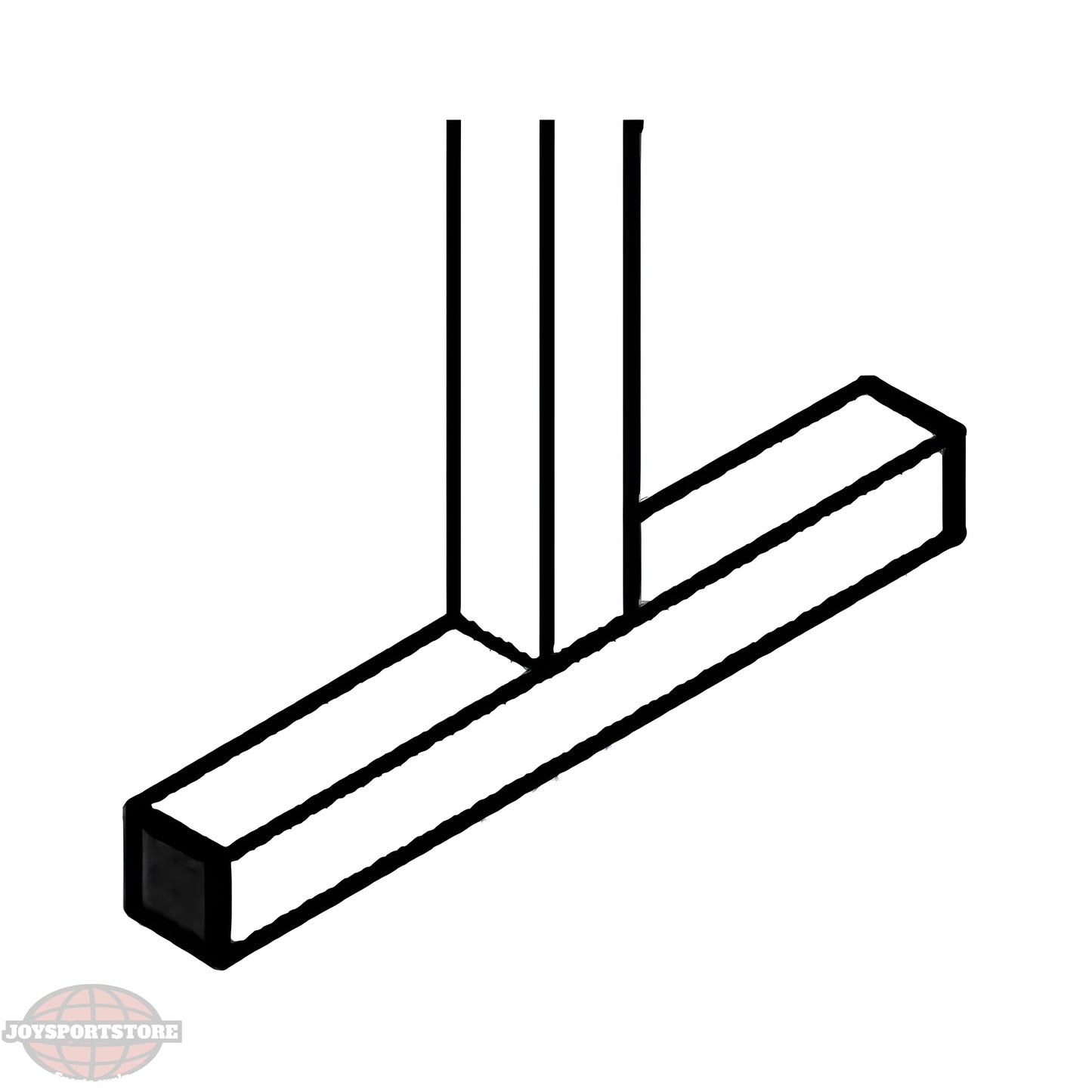 Jaypro Portable Courtside Bench with Seat Back – 5 ft. | Durable & Comfortable Seating for Sidelines (PB40) - JoySportStore