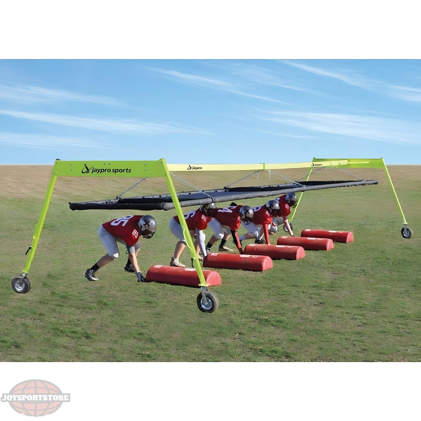 Jaypro Lowdown Football Linemen Chute – 6' x 30' | Heavy-Duty Training Tunnel for Stance & Drive Drills (FBLC-30) - JoySportStore