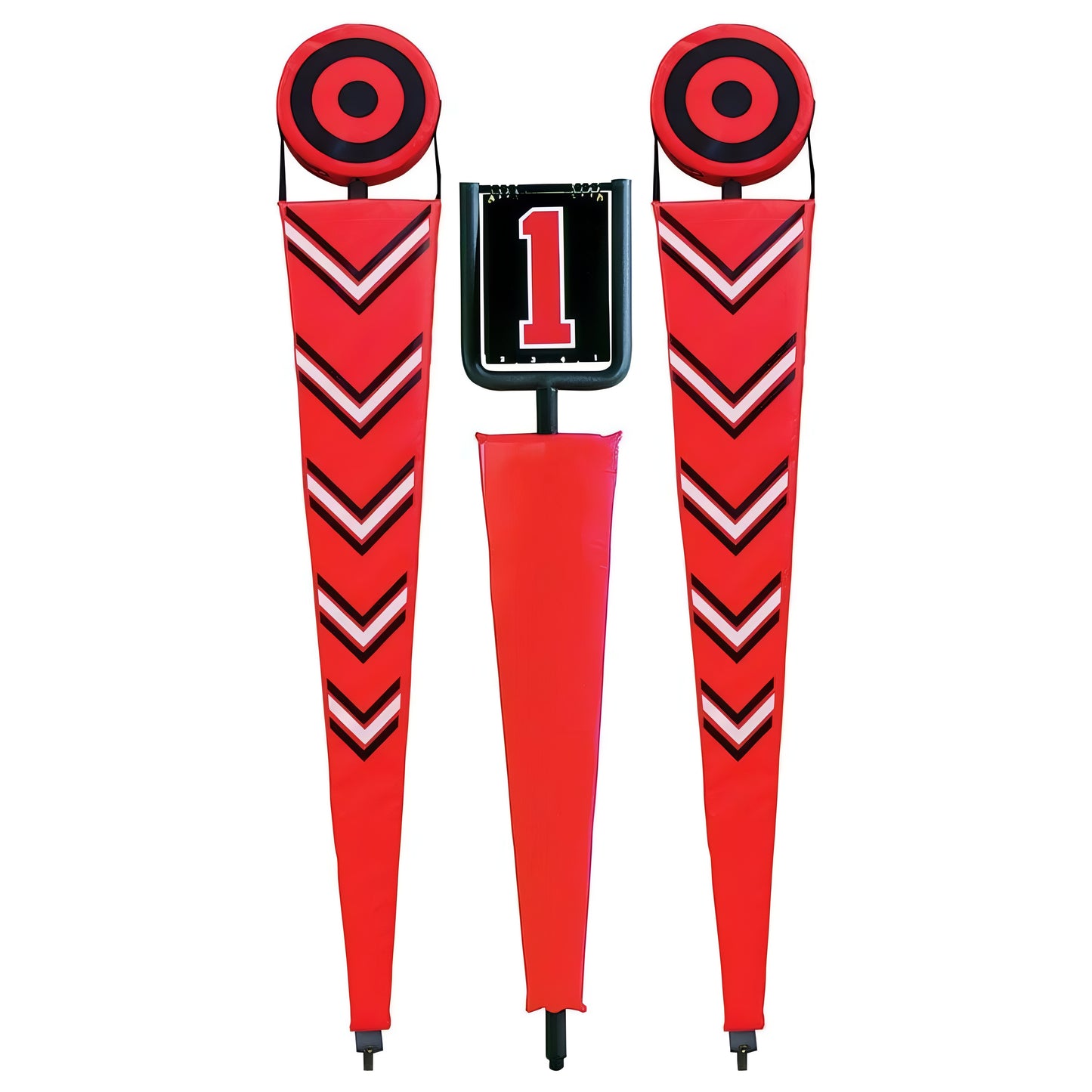 Jaypro Football Flip Down Indicator with 8' Chain Package | Durable Chain Set for Game Day Sidelines (FBCSPKG)