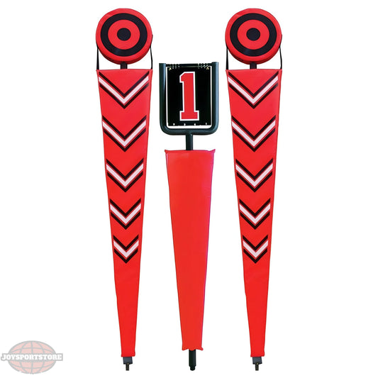 Jaypro Football Flip Down Indicator with 8' Chain Package | Durable Chain Set for Game Day Sidelines (FBCSPKG) - JoySportStore