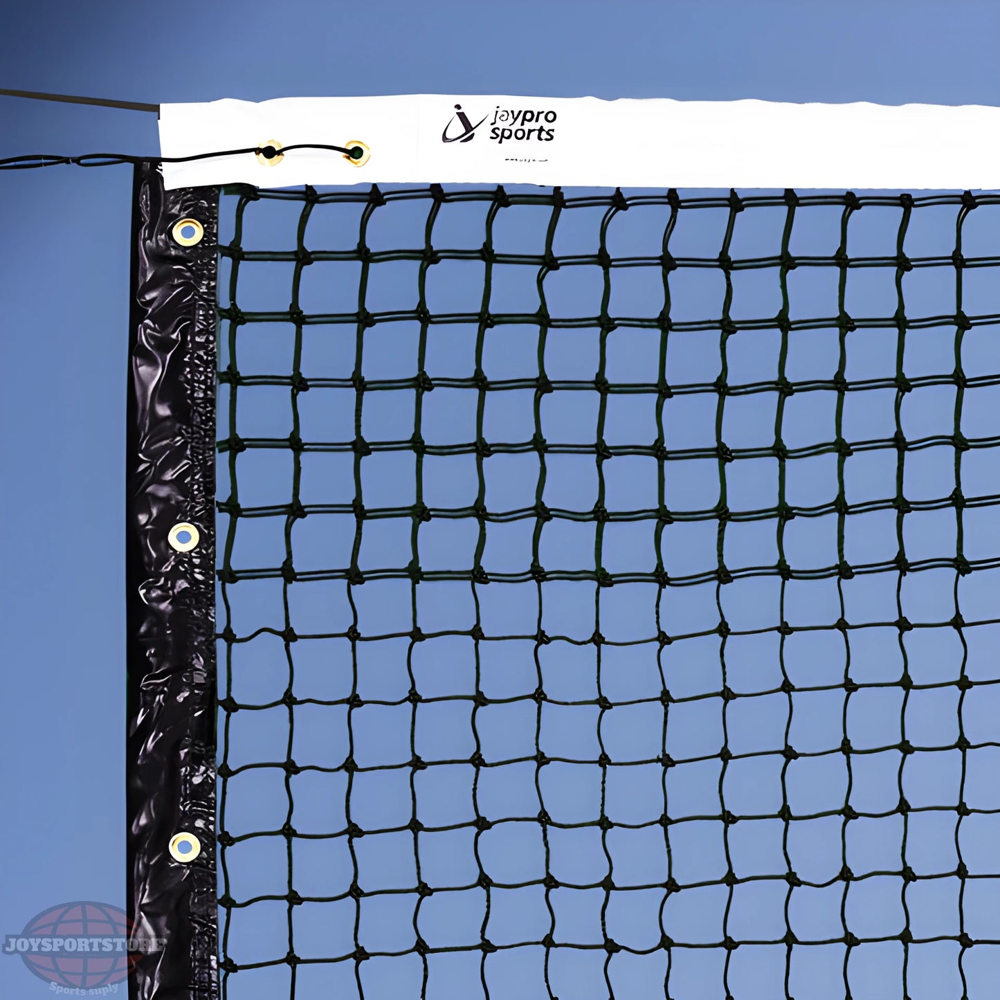 Jaypro Outdoor Tennis Replacement Net – Country Club System | Heavy-Duty, UV-Resistant Tennis Net (CCPTN42) - JoySportStore