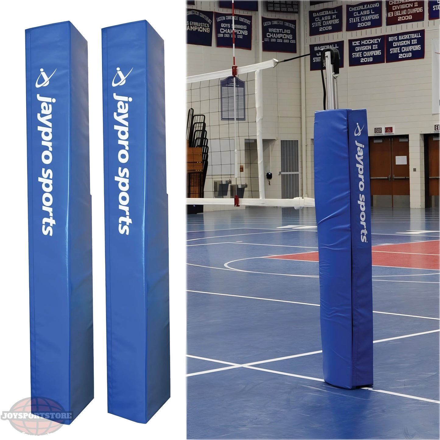 Jaypro Volleyball Upright Protector Pad for Competition Play | Durable, High-Impact Post Padding (PVB-60PRB) - JoySportStore