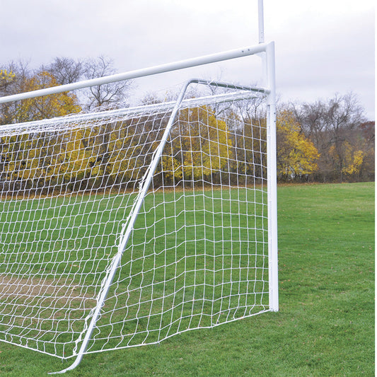 Jaypro Goals - Soccer/Football (with Standard Backstays) - Deluxe, Official Size (8 ft. H x 24 ft. W x 4 ft. B x 10 ft. D) Jaypro