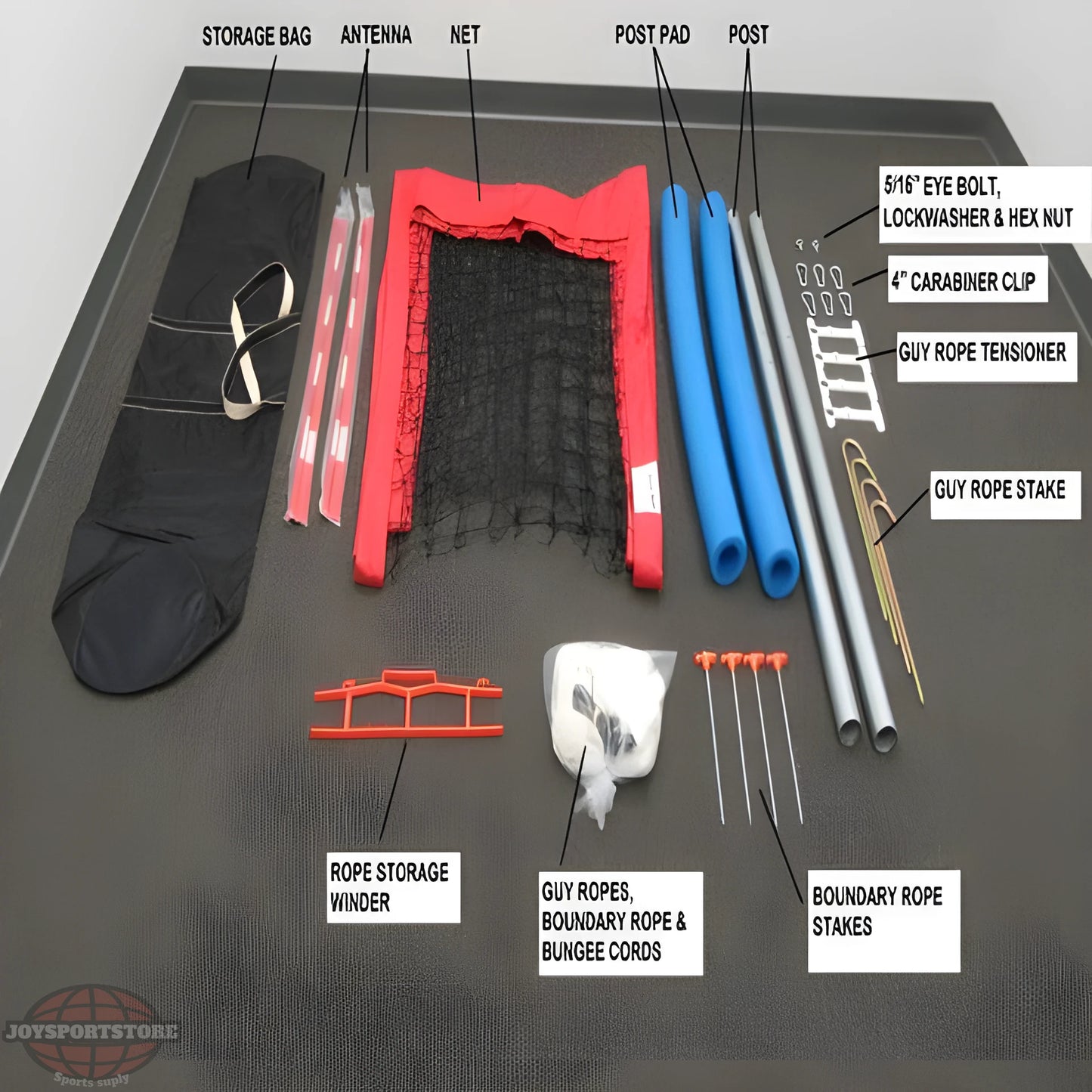 First Team Apollo USA Backyard Volleyball Net System - JoySportStore