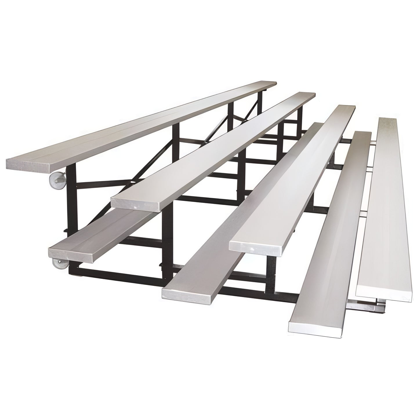 First Team Fanstand Indoor Tip-N-Roll Bleachers