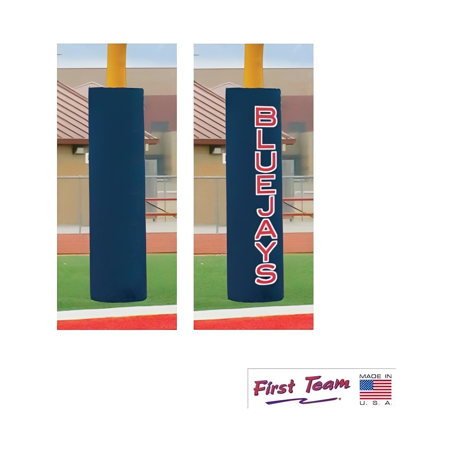 First Team FT6060 Post Pad for 6 5/8" Diameter Goalposts