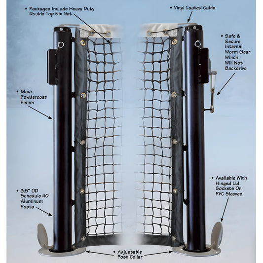 First Team Guardian Tennis Post System - JoySportStore