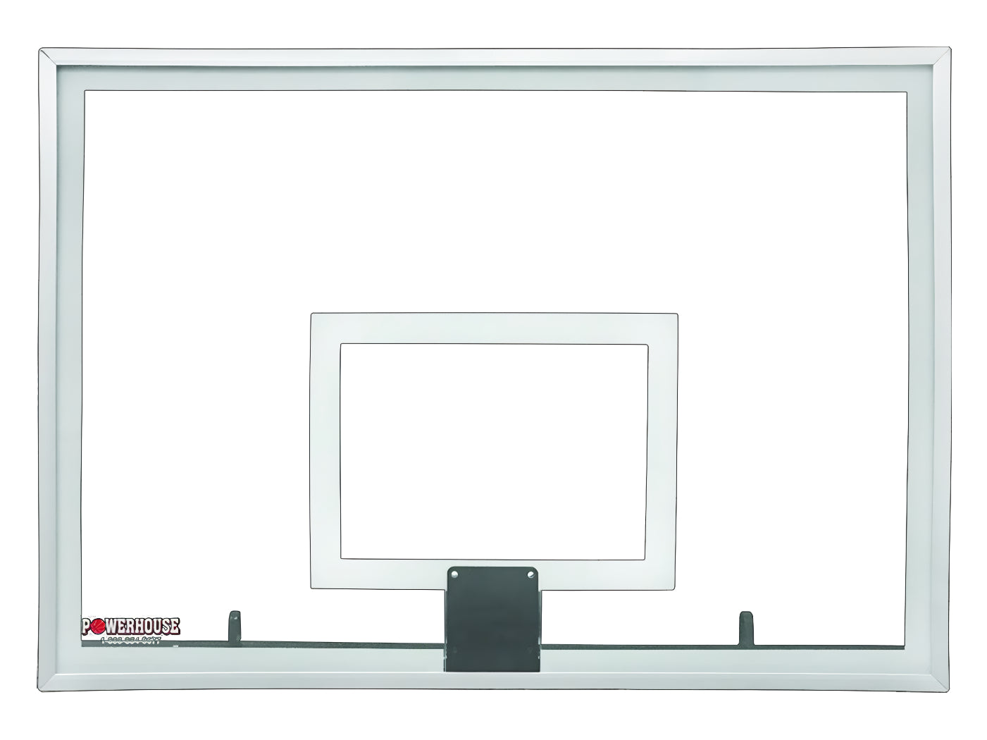 FIRST TEAM First Team PH4260 Glass basketball hoop backboard with clear glass and metal frame