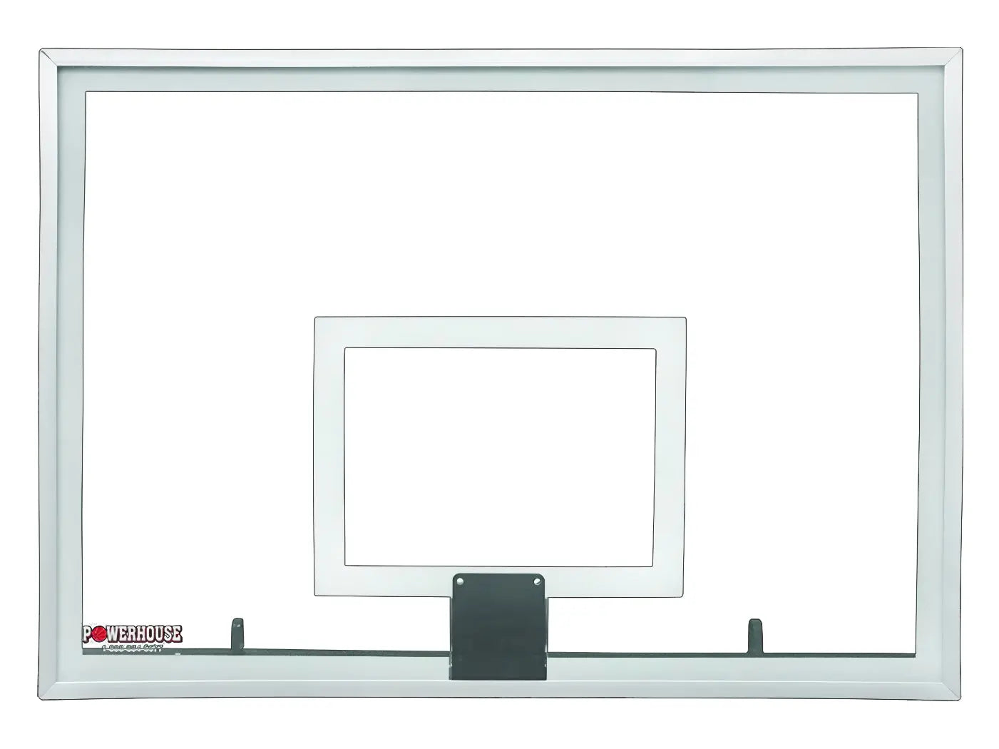 FIRST TEAM First Team PH4260 Glass basketball hoop backboard with clear glass and metal frame