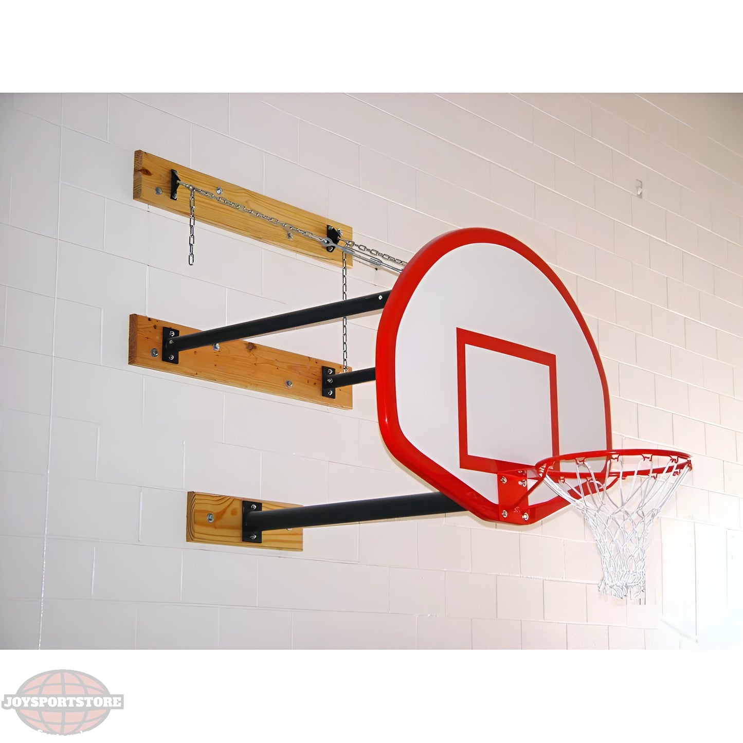Gared 35” X 54” Stationary Basketball Wall Mounted Package w/ Manual Height Adjuster - JoySportStore