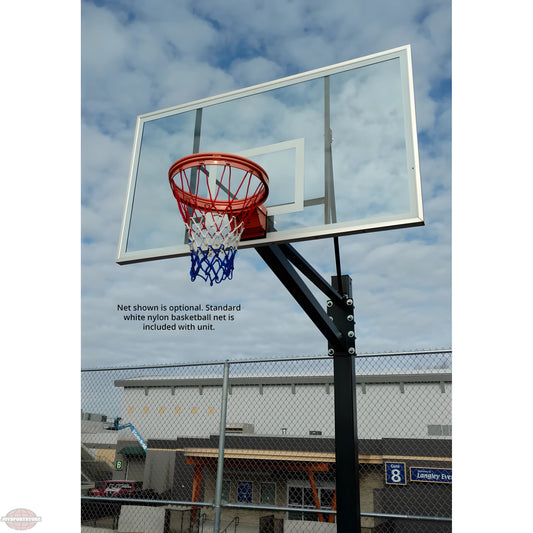 Gared Endurance 6” Square Post Polycarbonate Playground Basketball Hoop - JoySportStore