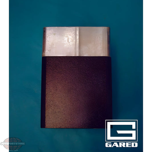 Gared replacement part for outdoor basketball hoop with black and silver finish