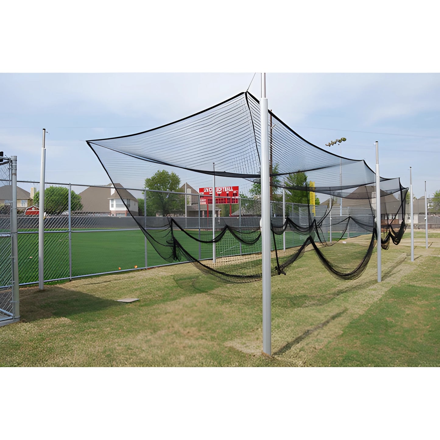 Gared Sports 55' Outdoor 3-1/2" O.D. Batting Cage Frame - JoySportStore