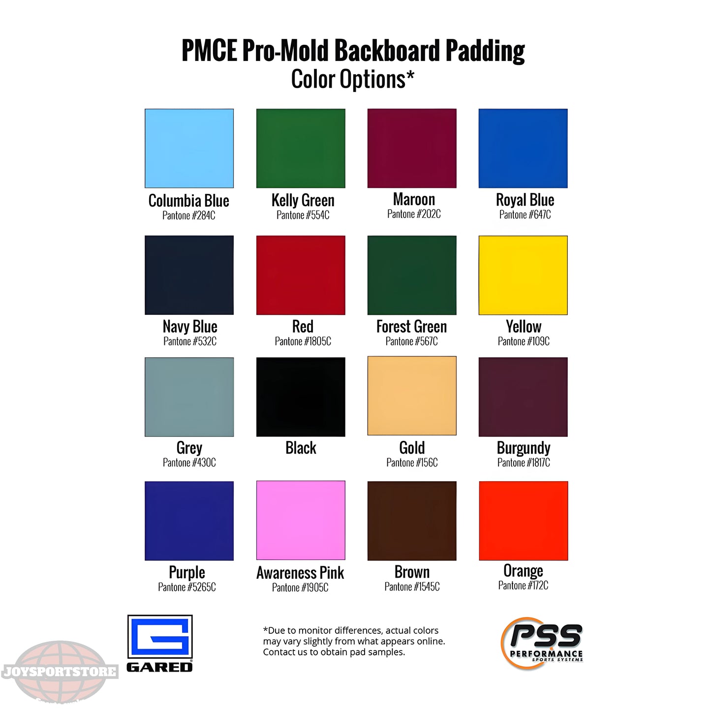 Gared Sports Professional PRO-MOLD Backboard Padding PMCE - JoySportStore