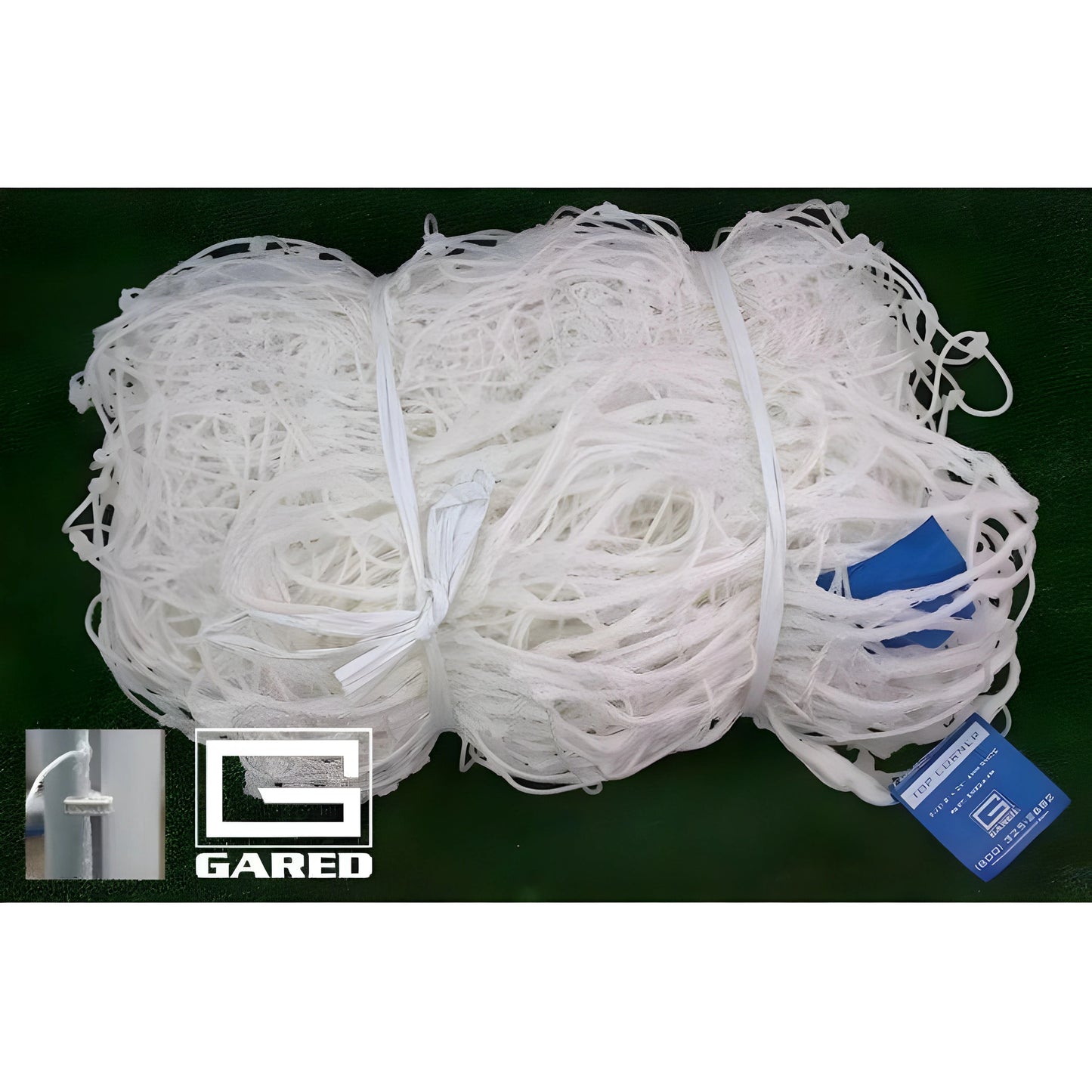 Gared Sports Touchline Soccer Goal Nets White - JoySportStore
