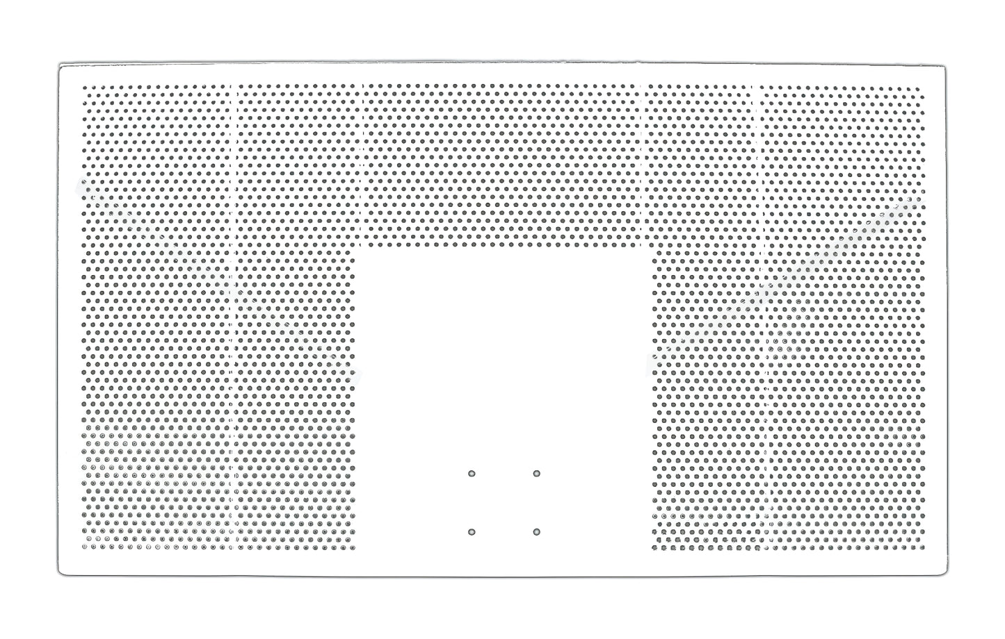 FIRST TEAM perforated metal basketball backboard for outdoor basketball hoop system