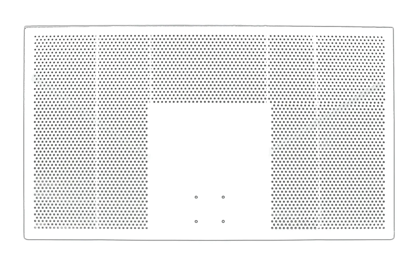 FIRST TEAM perforated metal basketball backboard for outdoor basketball hoop system