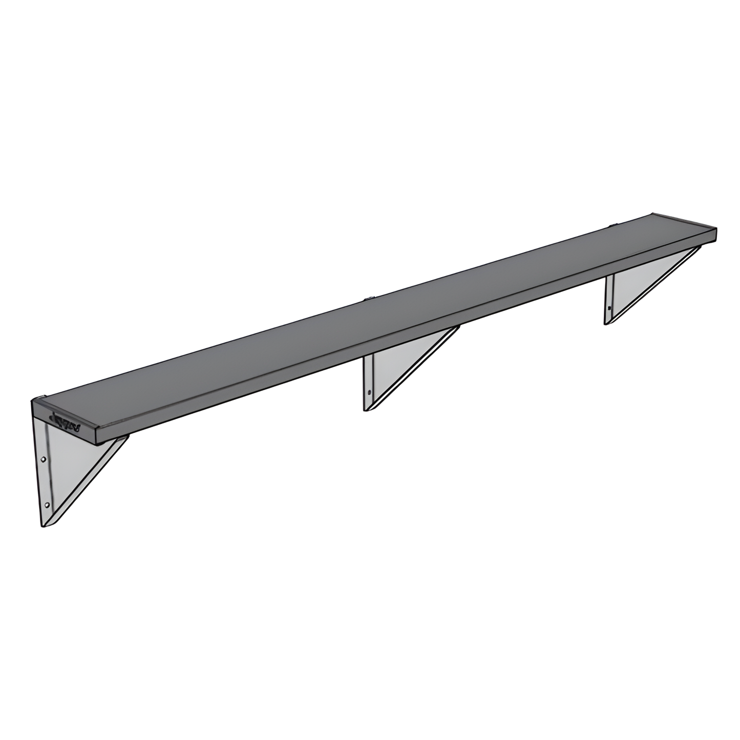 Jaypro Sports Outdoor Player Benches - Wall-Mounted - Powder Coated (PBW-75PC)