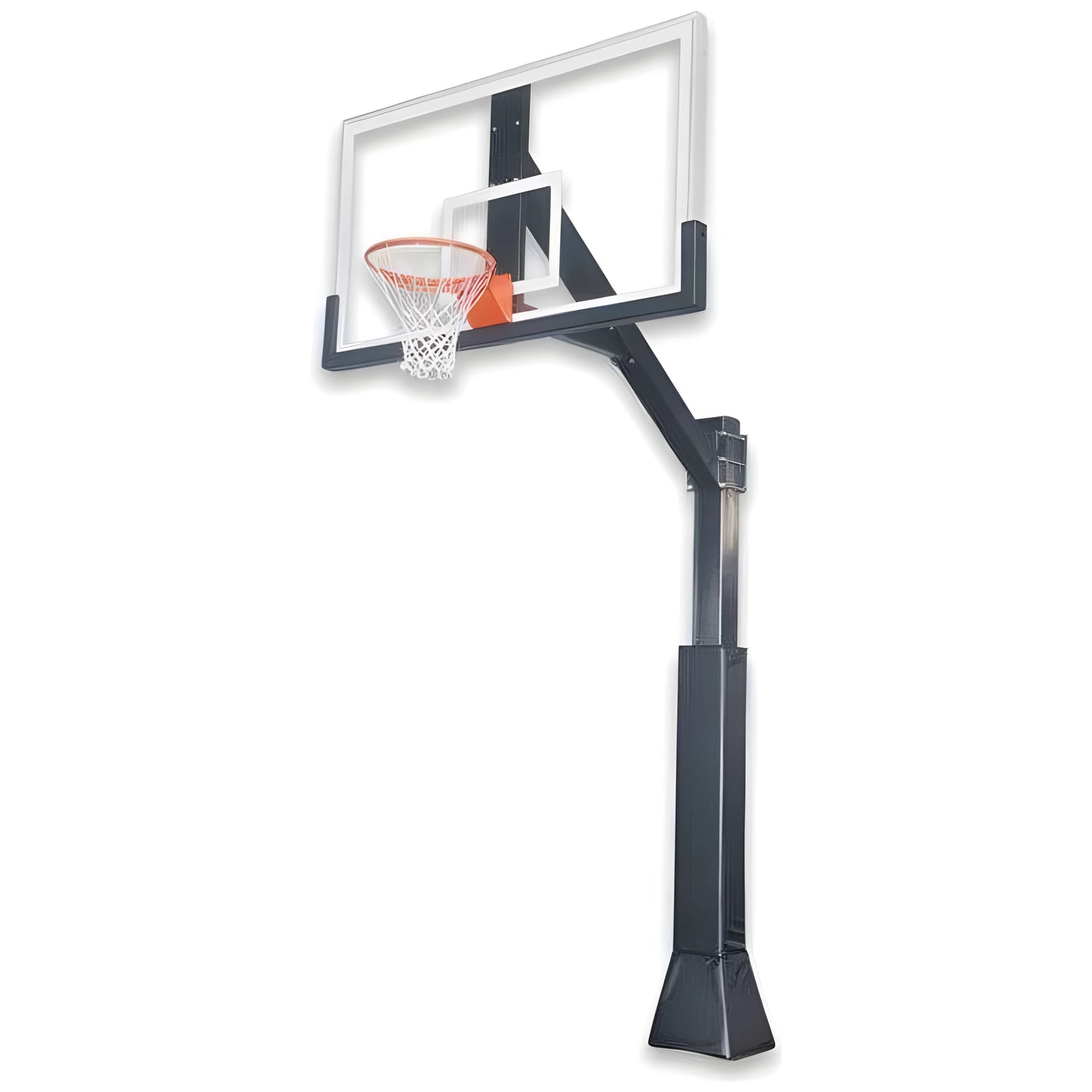 Ironclad Basketball Hoop with adjustable height and durable frame for outdoor play