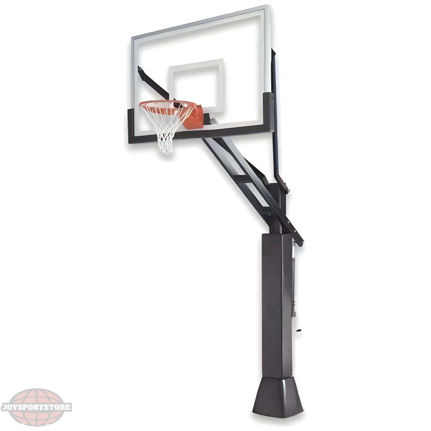 Ironclad FullCourt Basketball Hoop with Adjustable Height and Sturdy Base for Outdoor Play
