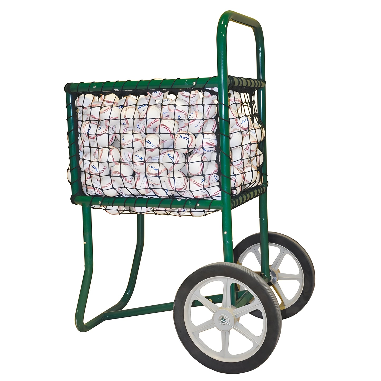Jaypro Ball Cart (Green) | Reliable Mobility & Storage for Sports Balls (BCT-100)