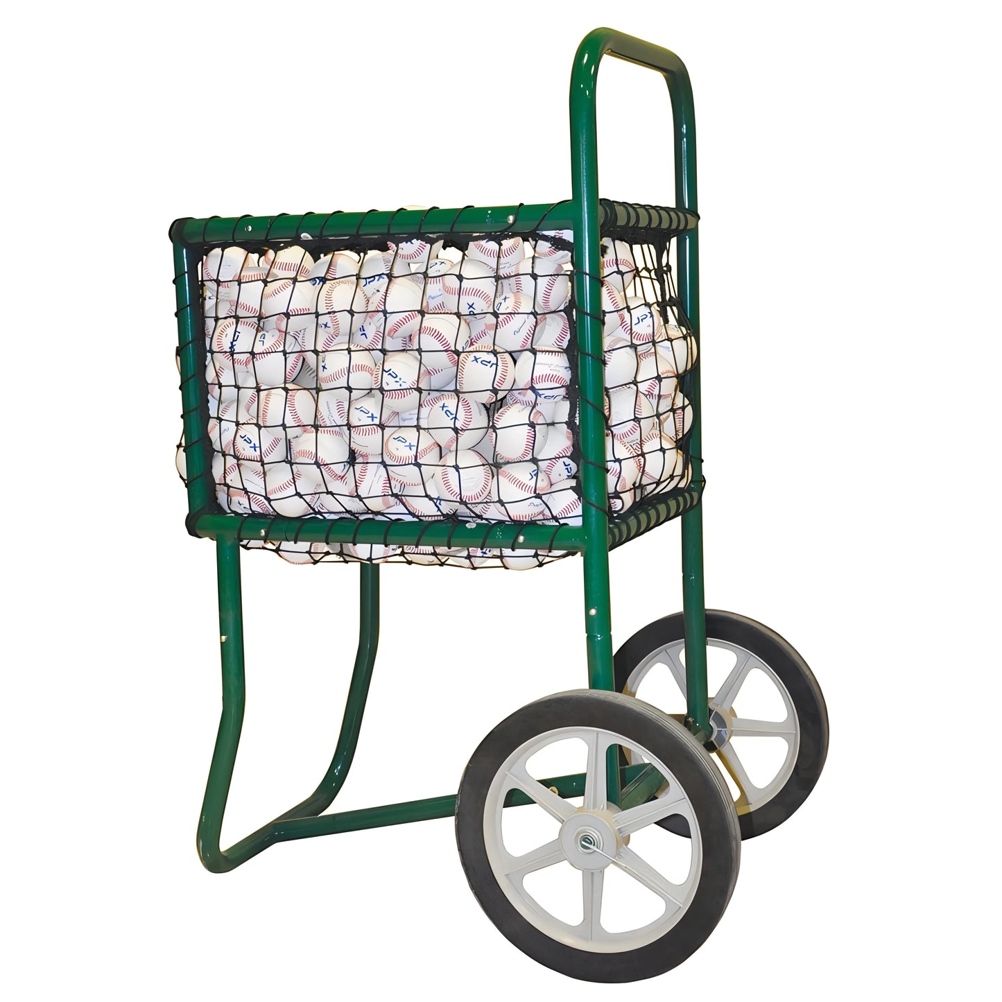 Jaypro Ball Cart (Green) | Reliable Mobility & Storage for Sports Balls (BCT-100) - JoySportStore
